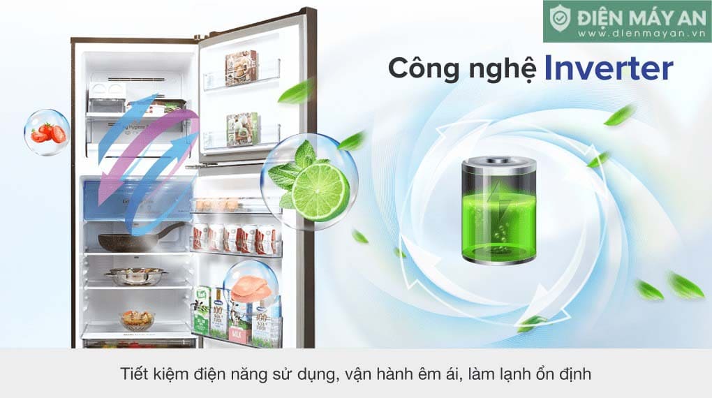 Tủ lạnh Panasonic Inverter 306 lít NR-TV341VGMV